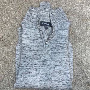 Bonobos mens cashmere and cotton half zip